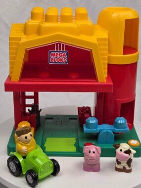 Mega Bloks Barn Vintage Building 12” Tall